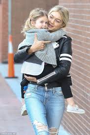 Gigi Hadid Dotes On Her Little Step Niece Valentina During A Family Day Out In La Daily Mail Online