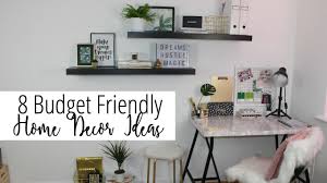 Redecorating doesn't have to cost a fortune. 8 Room Decor Home Decoration Ideas On A Budget Affordable Luxe Youtube