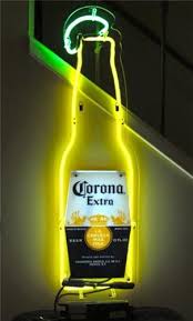 Corona Light Sign Neon Bar Signs Shine Your Light Bottle
