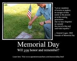 The civil war, which ended in the spring of 1865. Memorial Day Resources 2020