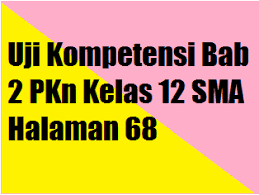 Uji Kompetensi Bab 2 Pkn Kelas 12 Sma Halaman 68 Operator Sekolah
