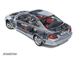 Mercedes Benz Clk C209 Cutaway Drawing Best Luxury Cars Mercedes Clk Mercedes Benz