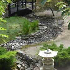 Japanese Garden Design Principles Google Search Dry Stream Bed With Elevated Large Stones At In Japanese Rock Garden Small Japanese Garden Japanese Garden