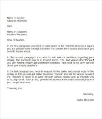 10 Inquiry Letter Samples Word Excel Pdf Templates Business Letter Template Letter Templates Lettering