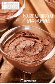 Mousse Au Chocolat Sans Grumeaux Recette Mousse Au Chocolat Recette Mousse Au Chocolat Recette