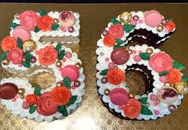 Number Cake Number Cakes Swiss Meringue Buttercream Buttercream Flowers