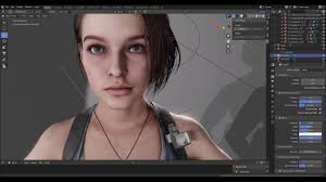 Resident Evil 3 Remake Jill Valentine Xps Model Rendered In Blender 2 8 Using Eevee Engine Youtube