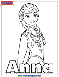 Princess Anna Of Arendelle Coloring Page Frozen Coloring Frozen Coloring Pages Disney Coloring Pages
