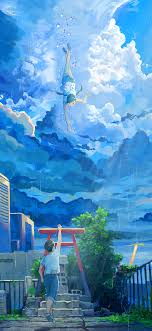 Weathering With You Hina Amano Hodaka Morishima Mobile Wallpaper Anime Backgrounds Wallpapers Anime Wallpaper Anime Wallpaper Iphone