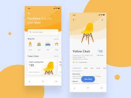 Furniture E Commerce Ios App App Interface Design Ecommerce App Ios App Design