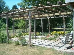 Easy Made Pergola Repurposed Material Rustic Pergola Backyard Pergola Outdoor Pergola