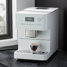 Miele Cm6150 White Countertop Coffee Machine Crate And Barrel Coffee Machine White Countertops Miele