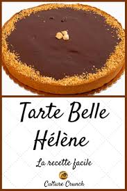 Tarte Belle Helene La Recette Facile Dessert Poire Chocolat Recette Facile Tarte Poire Chocolat Facile