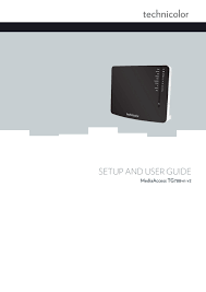 Technicolor Mediaaccess Tg788vn Setup And User Manual Pdf Download Manualslib