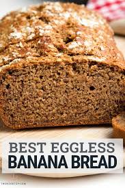 Eggless Banana Bread Adaptable For Vegan The Worktop Recipe Eggless Banana Bread Recipe Moist Banana Bread Banana Bread Cake