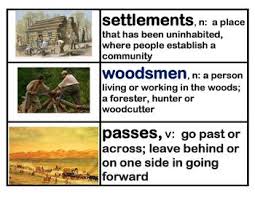 Ckla Core Knowledge Grade 1 Domain 11 Frontier Explorers Vocabulary Cards Vocabulary Vocabulary Cards Grade 1