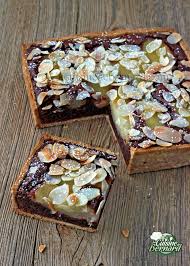 Tarte Aux Poires Chocolat Et Amandes La Cuisine De Bernard Tarte Aux Poires Poire Au Chocolat Tarte Chocolat Poire