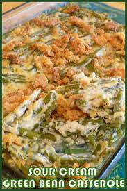 Splendid Low Carbing Sour Cream Green Bean Casserole This Is Probably One Of My Bes Greenbean Casserole Recipe Creamed Green Beans Best Green Bean Casserole