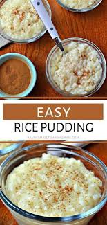 Easy Rice Pudding Recipe Recipe Easy Pudding Recipes Rice Pudding Recipe Easy Easy Rice Pudding