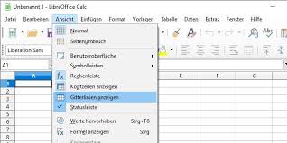 Calc is the spreadsheet application you've always wanted. Libreoffice Gitternetzlinien Einblenden Und Ausblenden Gitterlinien Anzeigen Tuhl Teim De