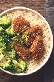 Rice Bowl With Quorn Vegan Buffalo Dippers Recipe Quorn Recipes Quorn Asian Flavors