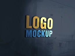 3d Glass Window Logo Mockup Free Logo Mockup Free Logo Mockup Psd Free Mockup Logo