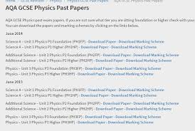 Aqa Gcse Physics Past Papers Gcse Past Papers Past Papers Physics Past Papers