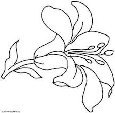 Easter Lily Printable Template Flower Coloring Pages Flower Drawing Free Printable Coloring Pages