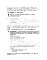 Apa Outline Template Research Paper Outline Template Research Paper Paper Outline
