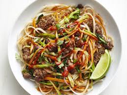 Beef Satay Noodles Recipe Food Network Recipes Beef Satay Satay