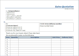 Quotation Excel Template Free Download Quotations Quote Template Quotation Format