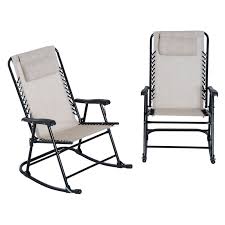 Outsunny Mesh Outdoor Folding Outdoor Rocking Chair Set Of 2 Rocking Chair Set Patio Rocking Chairs Outdoor Rocking Chairs