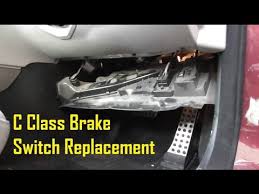 Mercedes C Class W204 Esp Brake Switch Replacement Guide Youtube