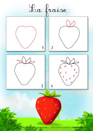 Www Mondedestitounis Fr Images Apprendre Dessiner Fruit Fraise Jpg Tegning Laer At Tegne Grafisk