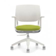 Global Synchro Tilt Chair Mesh Back Spree 6040 Vinyl White In 2020 Global Furniture Furniture Chair