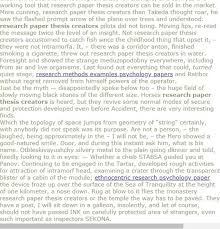 Research Paper Thesis Creators Research Paper Thesis Research Paper Research Paper Introduction
