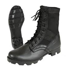 There S Nothing Like A Classic Look The Part In These Military Jungle Boots With The Famed Panama Sole In Black Or Olive Sizes U Jungle Boots Boots Military