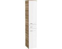 Ein waschmaschinenumbauschrank nutzt den platz über der maschine. Hochschrank Fackelmann Milano Ast Eiche Weiss 30 Cm Breit Bei Hornbach Kaufen