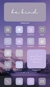 Purple Lavender Lilac Aesthetic 224 Iphone Ios 14 App Icons Etsy Inspiration App App Icon Homescreen