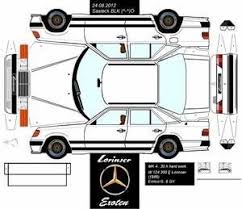 Mercedes Benz W124 Et Break Maquettes Hobbytrains Paper Model Car Paper Car Car Papercraft