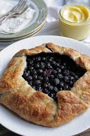 Blueberry Galette With Meyer Lemon Curd Not Just Baked Lemon Curd Wine Recipes Lemon Curd Recipe