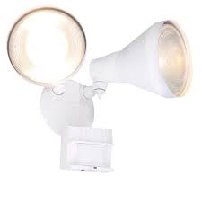Defiant 180 White Motion Activated Outdoor Flood Light Dfi 5412 Wh The Home Depot Outdoor Flood Lights Security Lights Outdoor Security Lights