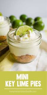 No Bake Key Lime Cheesecakes Recipe By My Name Is Snickerdoodle Recipe Key Lime Recipes Lime Recipes Mason Jar Desserts