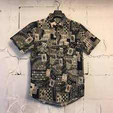 Hawaiian Shirt Short Sleeved Cards Poker Casino Roulette Wheel Slim Fit Full Print Gl Boutik Hawaiian Shirt Slim Fit Short Sleeve