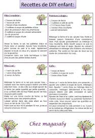 Recettes Pate A Modeler Colle Pate A Sel Et Peinture A Doigts Pour Enfants Allergiques Chez Magasaly Diy Bebe Recette Pate A Modeler Enfant