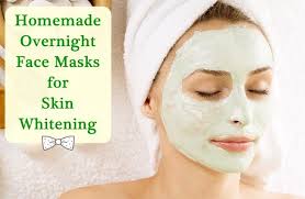 Homemade Overnight Skin Whitening Face Mask Natural Face Mask For Fair Skin homemade overnight skin whitening face