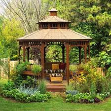 Google Image Result For Http 0 Lushome Com Wp Content Uploads 2012 05 Wooden Gazebo Designs Backyard Ideas 2 Jpg Backyard Gazebo Garden Gazebo Backyard