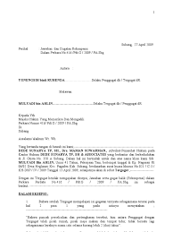 Tidak mudah juga untuk menunjukan bagaimana contoh (eksepsi) surat keberatan dalam perkara pidana sebagai contoh dan susunan yang baik. Contoh Jawaban Dan Gugatan Rekonpensi Perdata