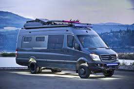 Off Grid Van From Outside Van Is The Ultimate Swiss Army Vehicle Mercedes Camper Army Vehicles Van