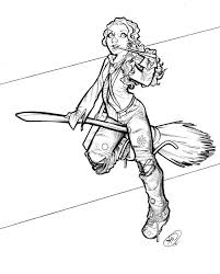 Harry Potter Para Colorear Luna